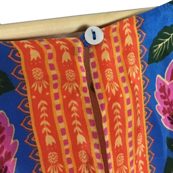 Farm Rio Pineapple Garden Caftan Maxi Dress - Picture 8 of 14